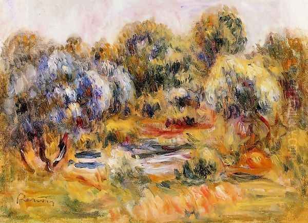 Cagnes Landscape6 Oil Painting by Pierre Auguste Renoir