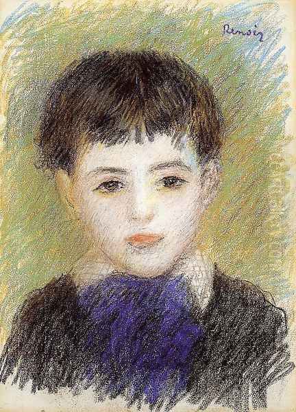 Portrait Of Pierre Oil Painting by Pierre Auguste Renoir