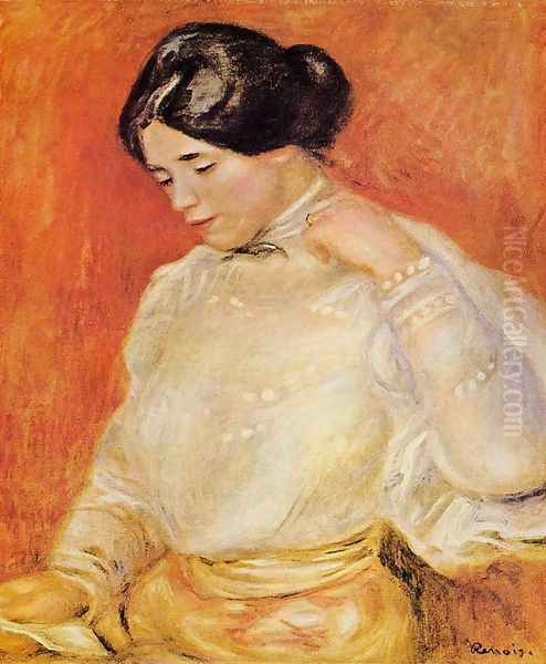 Graziella Oil Painting by Pierre Auguste Renoir