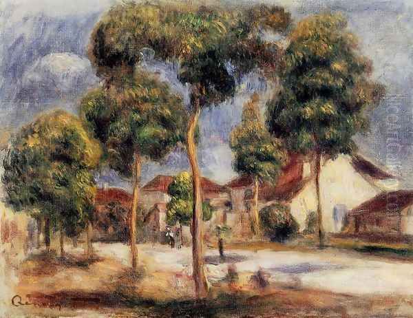 The Sunny Street Oil Painting by Pierre Auguste Renoir