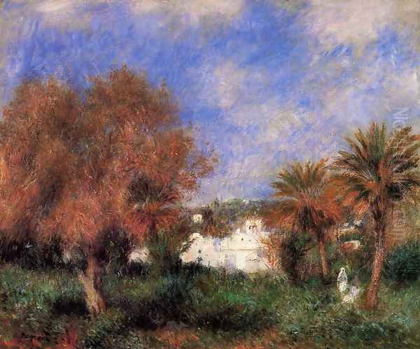 The Garden Of Essai In Algiers Oil Painting by Pierre Auguste Renoir