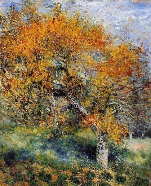 The Pear Tree Oil Painting by Pierre Auguste Renoir