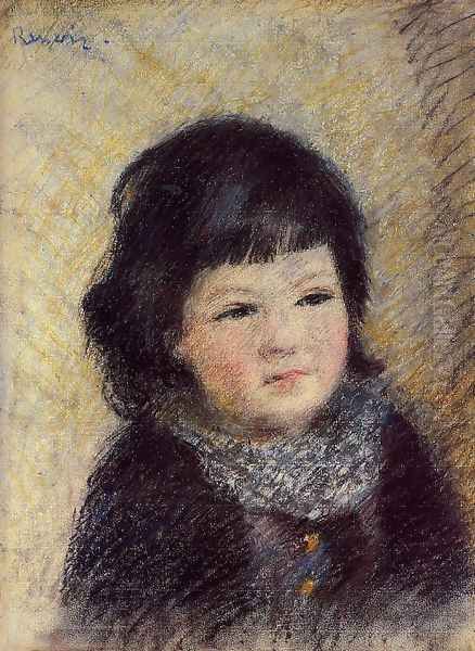 Portrait Of A Child Oil Painting by Pierre Auguste Renoir