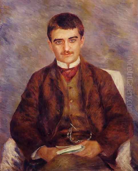 Joseph Durand Ruel Oil Painting by Pierre Auguste Renoir