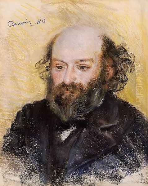 Paul Cezanne Oil Painting by Pierre Auguste Renoir