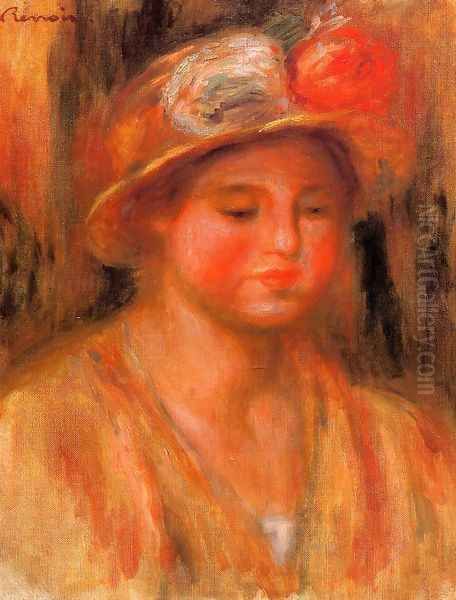 Portrait Of A Woman6 Oil Painting by Pierre Auguste Renoir