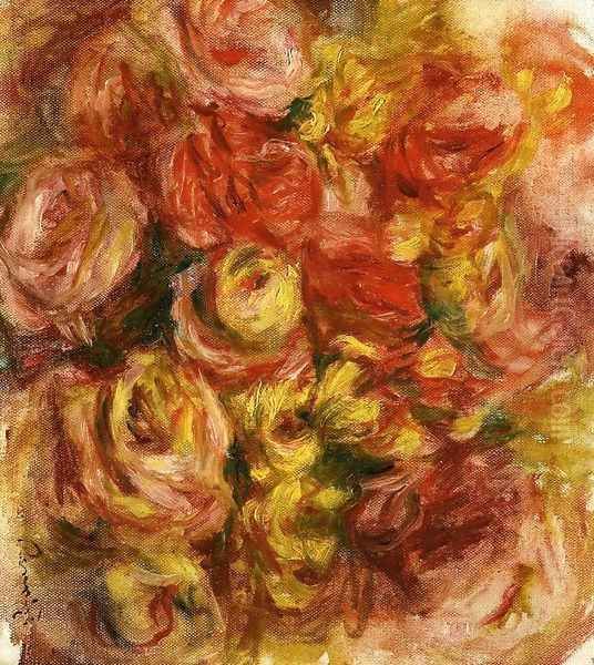 Study Of Flowers Oil Painting by Pierre Auguste Renoir