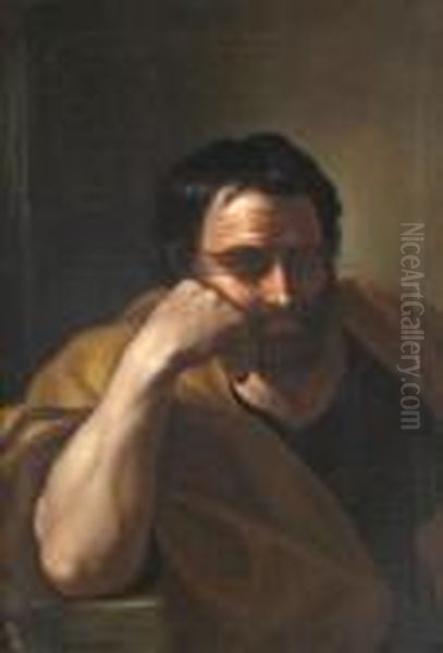 St. Joseph Oil Painting by Anton Raphael Mengs