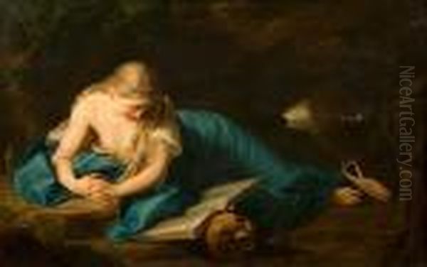 The Penitent Magdalene Oil Painting by Anton Raphael Mengs