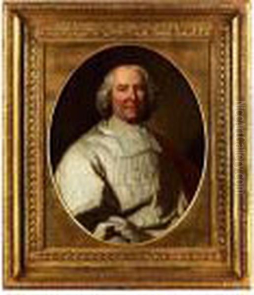 Bildnis Des Kardinals Andre-hercule De Fleury Oil Painting by Anton Raphael Mengs