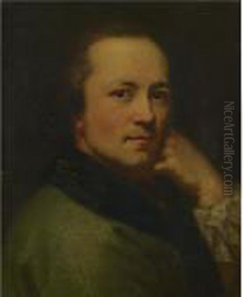 Portrait Of A Gentleman Oil Painting by Anton Raphael Mengs