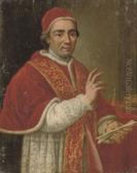 Portrait Of A Cardinal Oil Painting by Anton Raphael Mengs