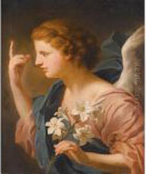 The Archangel Gabriel Oil Painting by Anton Raphael Mengs