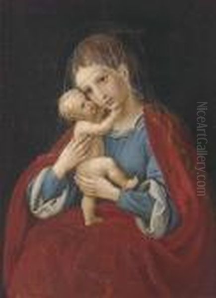 The Madonna And Child Oil Painting by Anton Raphael Mengs