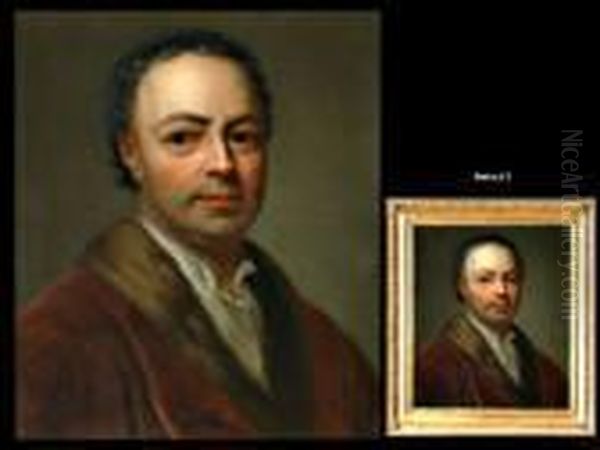 Portrait Des Vaters Des Kunstlers, Ismael Mengs Oil Painting by Anton Raphael Mengs