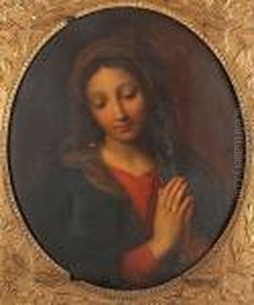 The Madonna At Prayer Oil Painting by Anton Raphael Mengs