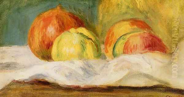 Still Life With Apples And Pomegranates Oil Painting by Pierre Auguste Renoir