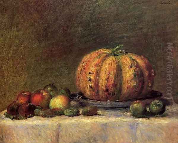 Still Life With Fruit3 Oil Painting by Pierre Auguste Renoir