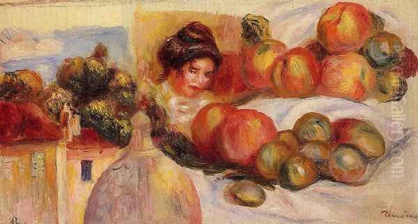 Still Life With Fruit4 Oil Painting by Pierre Auguste Renoir