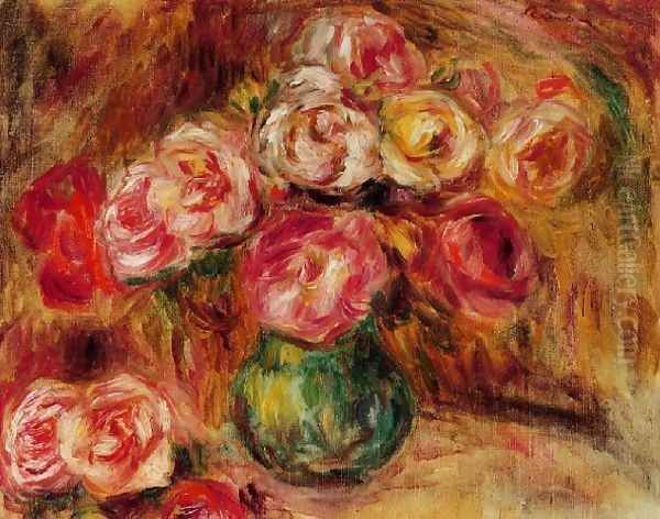 Vase Of Flowers5 Oil Painting by Pierre Auguste Renoir