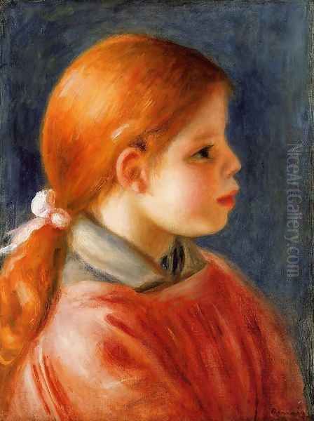 Head Of A Young Woman5 Oil Painting by Pierre Auguste Renoir