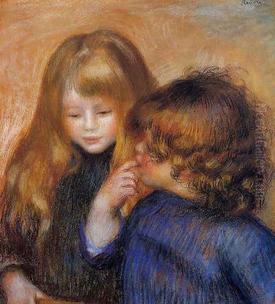 Young Gypsy Girls Oil Painting by Pierre Auguste Renoir