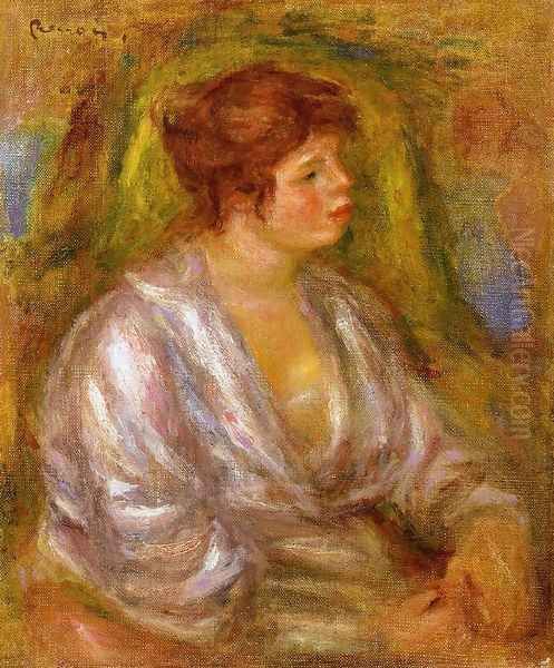 Portrait Of A Woman2 Oil Painting by Pierre Auguste Renoir