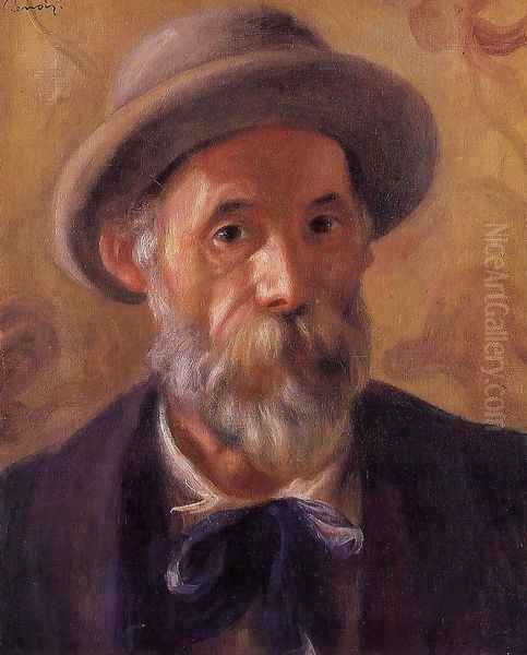 Self Portrait Oil Painting by Pierre Auguste Renoir