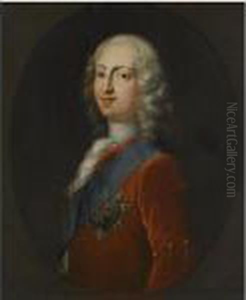 Portrait Of Frederick, Prince Of Wales (1707-1751) Oil Painting by Philippe Mercier