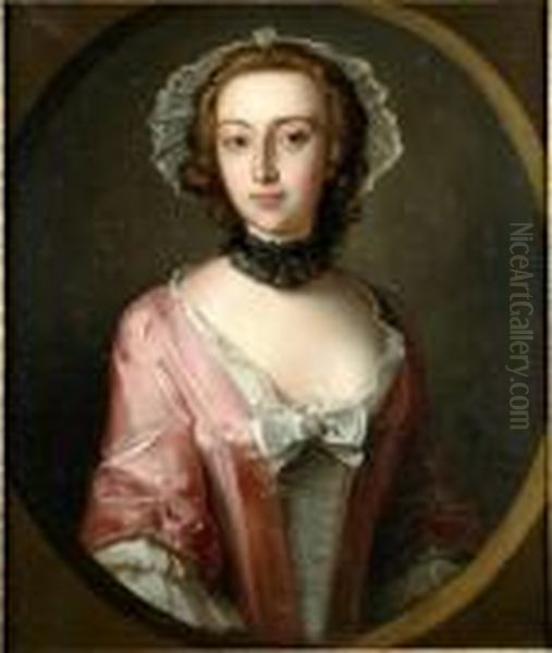 Mrs Robert Whyte (or Whytt) (died 1741) Oil Painting by Philippe Mercier