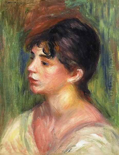 Portrait Of A Young Woman3 Oil Painting by Pierre Auguste Renoir