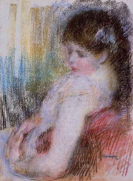 Seated Woman2 Oil Painting by Pierre Auguste Renoir