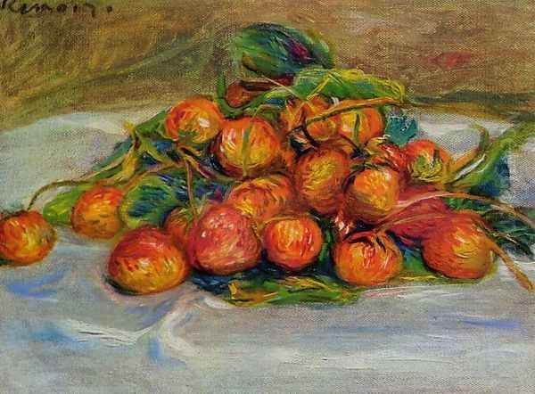 Strawberries2 Oil Painting by Pierre Auguste Renoir