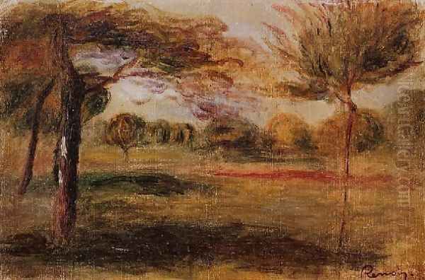 Landscape2 Oil Painting by Pierre Auguste Renoir