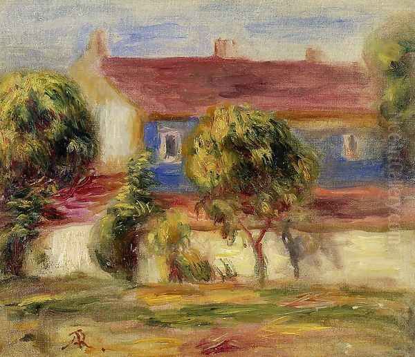 The Artists House Oil Painting by Pierre Auguste Renoir