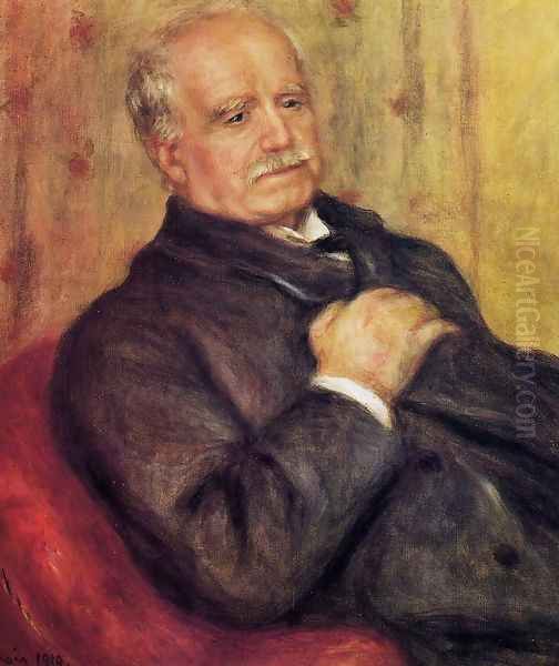 Paul Durand Ruel Oil Painting by Pierre Auguste Renoir