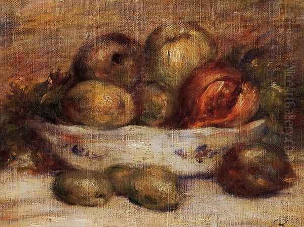 Still Life With Fruit2 Oil Painting by Pierre Auguste Renoir