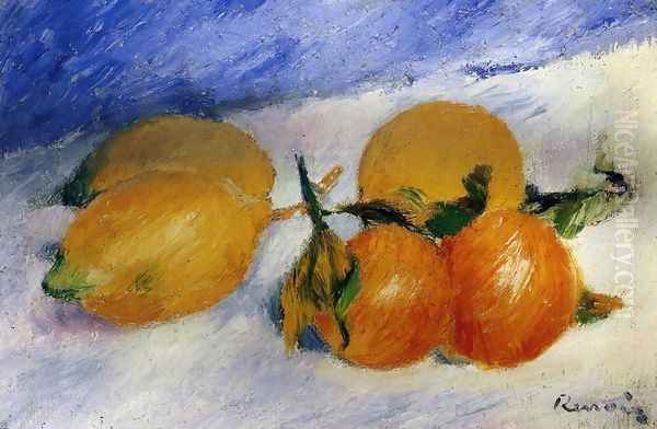 Still Life With Lemons And Oranges Oil Painting by Pierre Auguste Renoir