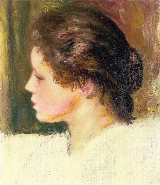 Womans Head9 Oil Painting by Pierre Auguste Renoir