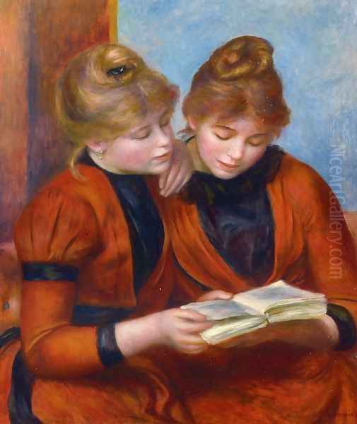 Two Sisters II Oil Painting by Pierre Auguste Renoir