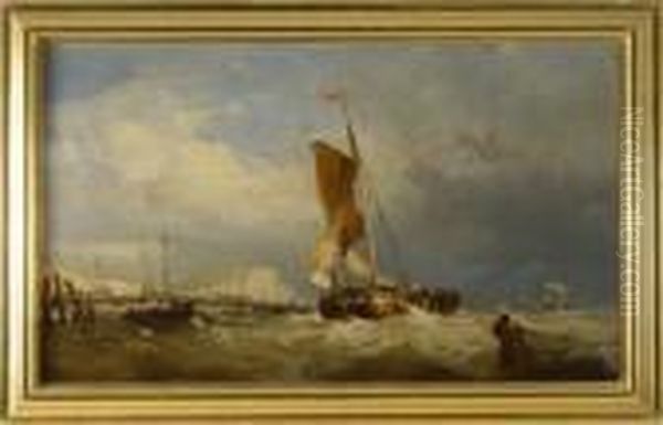 Stormy Weather Ahead Oil Painting by Hendrik Willem Mesdag