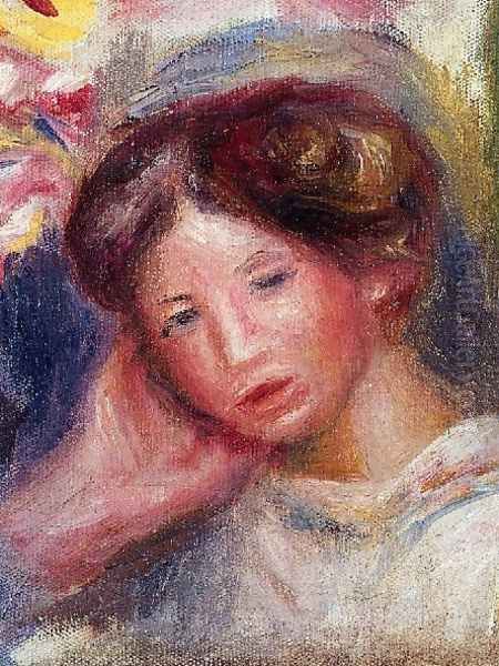 Womans Head8 Oil Painting by Pierre Auguste Renoir