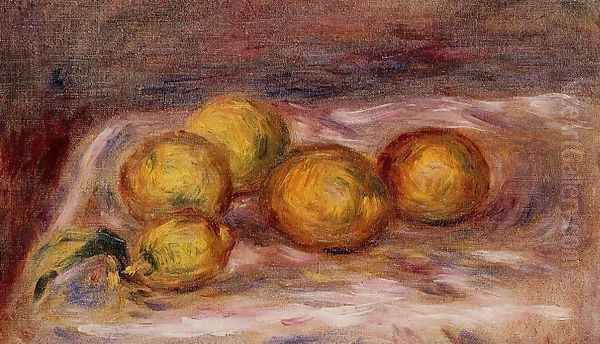 Lemons Oil Painting by Pierre Auguste Renoir