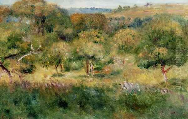 The Edge Of The Forest In Brittany Oil Painting by Pierre Auguste Renoir