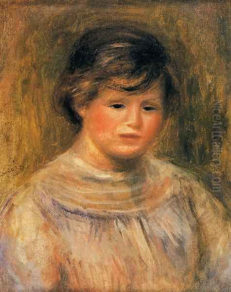 Womans Head6 Oil Painting by Pierre Auguste Renoir