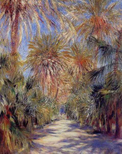 Algiers, the Garden of Essai 1 Oil Painting by Pierre Auguste Renoir