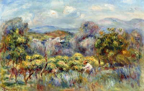 Orange Trees Oil Painting by Pierre Auguste Renoir