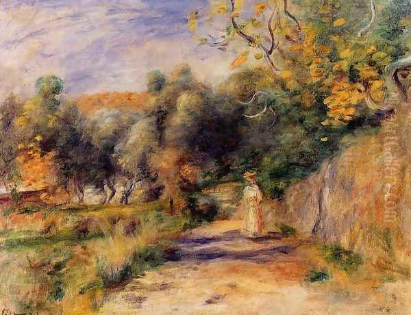 Landscape at Cagnes Oil Painting by Pierre Auguste Renoir