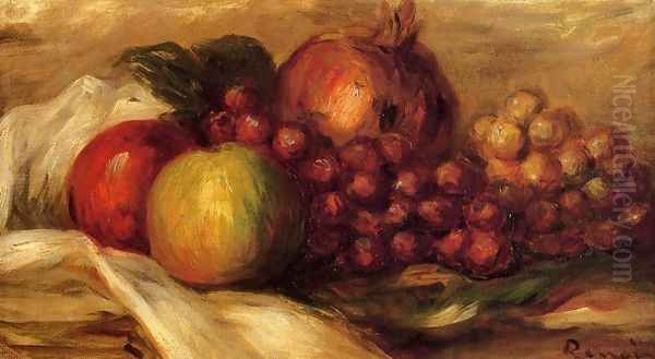 Still Life with Fruit III Oil Painting by Pierre Auguste Renoir