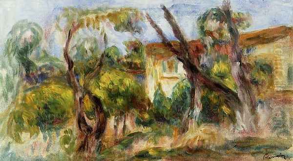 Landscape IV Oil Painting by Pierre Auguste Renoir